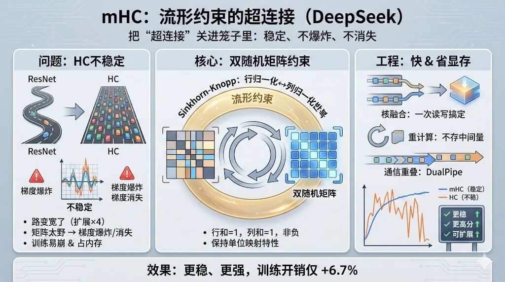 下一代模型呼之欲出？DeepSeek的“新年礼物”mHC 人工智能基础软件的新风向